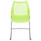 Flash Furniture Green Plastic Stack Chair, PK5 5-RUT-498A-GN-GG - alternate 10